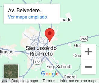 Mapa do endereço do escritório